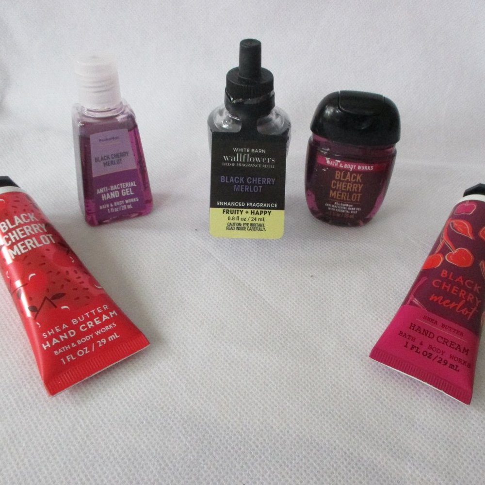 NWT - Bath & Body Works 5 piece Black Cherry Merlot